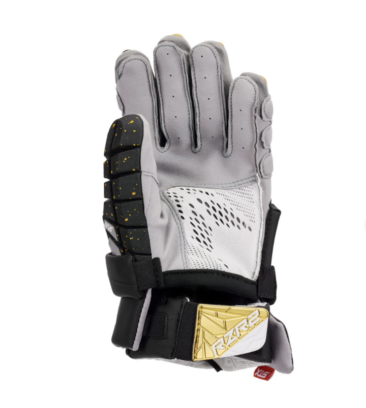 Surgeon RZR2 Lacrosse Gloves (Black/Gold) - Image 2